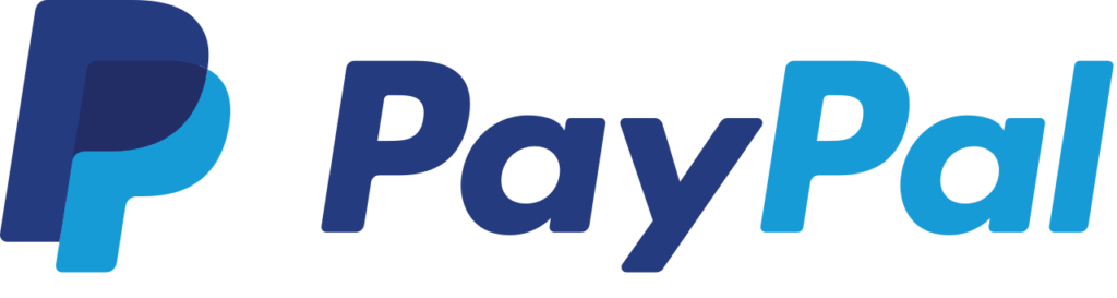 PayPal company logo in blue tones